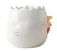 JINGLING Séparateur de jaune d'œuf, séparateur de jaune d'œuf, de poussin en céramique de dessin animé - Séparateur de protéines et de jaunes d'œufs, ustensile de cuisine pratique pour les œufs crus