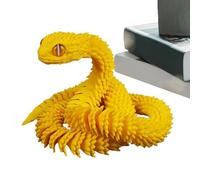 JINGLING Serpent articulé - Figurine animale en impression 3D pour des farces réalistes - Serpent réaliste pour farces sur le bureau table de voiture intérieur de table de table chambre à coucher