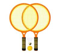 JINGLING Set De Badminton | Jeu Tennis Sportif,Set Badminton D'Intérieur - pour Cour Arrière Plage Jardin Parc École Camping Terrasse Aire Jeux Réunion Famille Fête Anniversaire