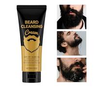 JINGLING Shampooing à barbe | Adoucissant naturel et nettoyant | Nettoyant hydratant pour la réparation de la moustache - Pour hommes, papas, douche quotidienne, matin, voyage, rasage, w nd, soins
