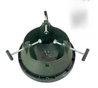 JINGLING Support rond pour sapin de Noël, avec réservoir d'eau pour arbre, socle réglable pour intérieur extérieur, salon, jardin, fête, pour sapin de Noël en véritable sapin de Noël