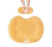 JINGLING Tapis Exfoliant pour Pieds | Disque de Nettoyage en Silicone pour le Dos,Tapis de Nettoyage pour Pied et Dos - pour Baignoire Salle de Bain Spa Voyage Détente Quotidienne