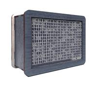 JINGLING Tirelire d'argent | Boîte de rangement réutilisable en bois vintage | Boîte de défi économique, pour bureau, table de chevet, côté du lit, objectif, bibliothèque, filles, femmes et hommes