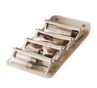 JINGLING Trousse de toilette pour femme - Trousse de maquillage de voyage - Grande capacité - Design pliable - Étanche - Amovible - Pour femme, beige, Voir description, Voir description