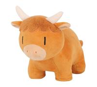 JINGLING Vache en Peluche - Jouet en Peluche - Figurine de Vache Douillette - pour et Filles - pour Chambre d'enfant, Maison, Bureau, Table de Chevet, canapé, Anniversaire