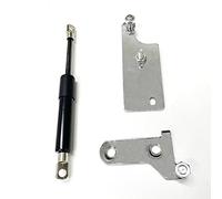 JINGLINGKJ Vérins de coffre pour Hilux GUN125 GUN126 Revo Pickup 2015-2021 Amortisseurs à gaz de hayon de coffre arrière Supports de levage GARANTIE DE DEUX ANS 1 PC gauche (noir normal)