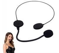 JINGLOUA 1 Accessoire de Microphone 30x20cm,Accessoire Tendance | faux jouet de microphone,pour casque de jeu,convient pour bal masqué,les fêtes,les jeux de rôle