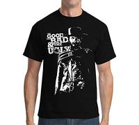 jingmi Homme Clint Eastwood Le Bon Le Mauvais Et Le Moche Western T-Shirt Noir XXL