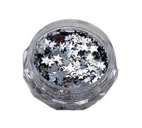 Jingmiger Autocollants pour ongles argentés, breloques et décoration pour | Autocollants pour ongles pour salon, studio à domicile, fête, mariage, bal de fin d'année, vacances, voyage, selfie
