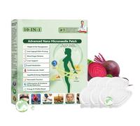 Jingmiger Healrize Moringa Berberinex Nad+ 10 en 1 Nano-aiguille Patch minceur Nano micro-aiguilles naturelles pour homme et femme