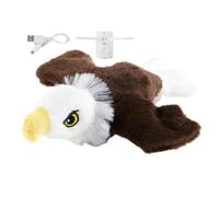 Jingmiger Jouets Interactifs pour Oiseaux, Jouet pour Chat Oiseau Gazouillant, Jouet pour Chat en Forme D'oiseau Chantant avec Queue à Plumes Jouet Interactif pour Chat Jouet pour Chat Chantant