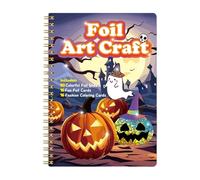 Jingmiger Kit de Loisir Créatif à la Feuille Métallique - Set d'Art à la Feuille pour qui Décollent et Appliquent,Fournitures pour Activités Manuelles - Jeu Éducatif Filles