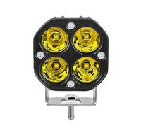 Jingmiger LED Pods Light 3 pouces,Phares antibrouillard 40W 4000LM pour camions | Spots à LED, antibrouillards à blanc/jaune, pour la conduite, l'usine, le camping, les parcs, les projets