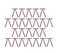 Jingmiger Lot de 24 nœuds en velours pour sapin de Noël - Nœuds en velours rustique - Nœuds de Noël pour guirlandes, décoration de la maison