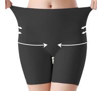 Jingmiger Sous-vêtements taille haute pour femme, sous-vêtements de contrôle du ventre, en soie glacée, respirants, pour l'entraînement, le fitness, le travail, les voyages, les rendez-vous, le