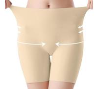 Jingmiger Sous-vêtements taille haute pour femme, sous-vêtements de contrôle du ventre, en soie glacée, respirants, pour l'entraînement, le fitness, le travail, les voyages, les rendez-vous, le