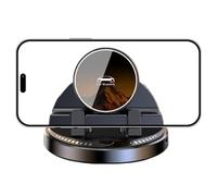 Jingmiger Support de téléphone portable de voiture rotatif à 360°, 15 W, chargeur automatique sans fil, pour tableau de bord, pour les voyages, les trajets quotidiens, les berlines, les camions, les