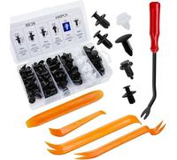 JINGMU 100 Pièces Clips de Fixation pour Voiture pour BYD Dolphin (Facelift 2025) 2025-, 6 Taille Rivet Plastique Fixation, Agrafe Panneau de Porte, Clips Plastique Voiture