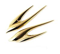 JINGMU 2 Pièces Emblème Logo Insigne D'autocollant en Métal pour Dodge Grand Caravan IV V 2000-2024, Garde Boue Voiture Emblème Badge Métal Latéraux Autocollant Latérale D'aile,C