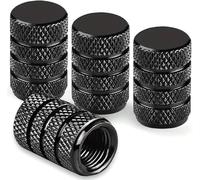 JINGMU 4 Pièces Bouchons de Valve de Pneu pour Renault Clio 2 3 4 5 Sport RS Line 1998-2021, Bouchons Anti-poussière de Pneu de Voiture en Métal Cache Adapté Bouchon Pneu Voiture