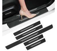 JINGMU 5 Pièces Protection Seuil de Porte de Voiture pour VW Passat B8 Kombi Facelift 2019, Voiture de Carbone Autocollant Protection Anti Rayures Autocollant Seuil de Porte Voiture