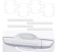 JINGMU 8 Pieces Film Protection Poignée Porte Auto pour Bentley Continental GT 2012-2018 2019 2020-2025, Film Autocollant Poignée Portière Voiture Transparent, Protection Antirayure Porte Voiture
