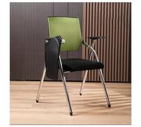 JingNian Chaise de bureau pour étudiant, avec table connectée, pliable, avec tableau d'accoudoirs, pour salle de classe, formations, conférences (vert)