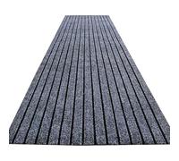 JingNian Paillasson Gris DéCoupable, ImperméAble pour IntéRieur Et ExtéRieur, IdéAl pour Le Couloir, L'EntréE Ou Le Bureau(Size:80x120cm)