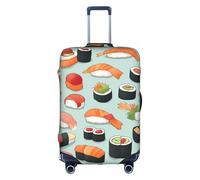jingong Delicious Housse de protection élastique pour bagage Motif sushi, blanc, XL