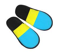 jingong Drapeau du Sultanat de Burongan Imprimé Pantoufles Fourrure Mode Coton Pantoufles pour Automne Hiver Confortable Chaud Maison Chaussures