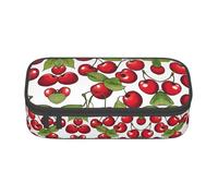jingong Joli sac de rangement de grande capacité rouge cerise 3, convient pour les voyages, les fournitures de bureau, le maquillage et l'organisation de bureau, Noir , Taille unique, Trousse de