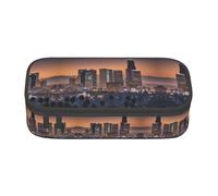 jingong Los Angeles Skyline Sac de rangement grande capacité, convient pour les voyages, les fournitures de bureau, le maquillage et l'organisation de bureau
