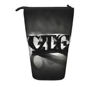 jingong Love Font Trousse multifonction pour ranger vos crayons ou maquillage au bureau ou au quotidien, Noir , Taille unique, Pochette à monnaie