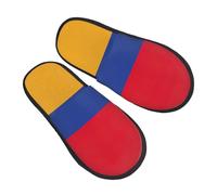 jingong Pantoufles en coton avec imprimé drapeau de l'Arménie pour l'automne et l'hiver