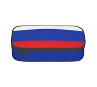 jingong Sac de rangement de grande capacité avec drapeau russe, convient pour les voyages, les fournitures de bureau, le maquillage et l'organisation de bureau, Noir , Taille unique, Trousse de beauté
