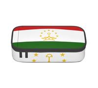 jingong Sac de rangement de grande capacité, motif drapeau du Tadjikistan, convient pour les voyages, les fournitures de bureau, le maquillage et l'organisation de bureau, Noir , Taille unique