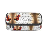 jingong Sac de rangement de grande capacité pour partitions de violon, convient pour les voyages, les fournitures de bureau, le maquillage et l'organisation de bureau