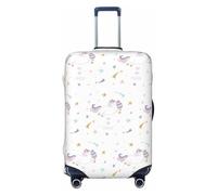 jingong You are Magical Print Protection de couvercle de bagage élastique, résistant aux rayures et à la poussière, Noir , M