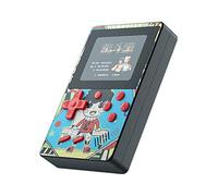 JINGQII Console de jeu portable rétro, console de jeu vidéo rétro portable avec écran de 500 jeux de 2,8 pouces pour connecter la télévision et cadeau de 2 joueurs pour adultes enfants (bleu)