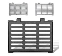 JINGSHIQIAOPL Regard Eau Pluviale de Jardin Robuste, Grille de Drainage Extérieure Rectangulaire pour Jardin, Allée, Couvercle Regard en Fonte Ductile avec Cadre Antivol(45x75cm/18x30in)