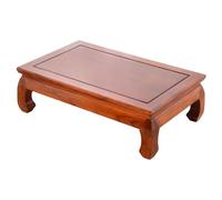 JINGSHIQIAOPL Table Basse Japonaise en Tatami Massif, Table Japonaise Basse, Design Chinois Classique pour La Cérémonie du Thé, La Méditation, L'autel et La Salle D'étude(80x60x30cm/32x24x12in)