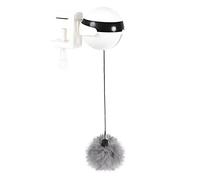 JINGSHUBO Balle interactive pour chat - Balle intelligente USB rechargeable - Jouet pour chat - Cadeau - Noir