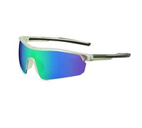 JINGTOPS Lunettes Cyclisme Enfant de 5 à 16 ans Lunette de Soleil Sport Adolescente Polarisées UV400, avec Plaquettes Nasales,Monture TR90, Lunette Soleil Enfant pour Filles et Garçons (vert)