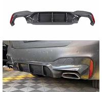 JINGXINXUE Diffuseur de Pare-Chocs Voiture pour BMW 5 Series G30 G38 2017-2020, Lèvre Becquet Arrière Aileron SéParateur Becquets ABS Anti-Collision Accessoires
