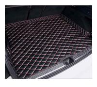 JINGXINXUE Tapis de Coffre en Cuir pour Land Rover Discovery 5 L462 2017-2025 2026, Protection Coffre Imperméable et Antidérapante Automobile Bac de Coffre Accessoires,C/Black Red