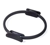 JINGYAN Anneau de Pilates Yoga Pilates Ring Fitness Circle Professional Training Muscle Pilate Equipment Home Gym Sport Exercise Women(Black)