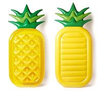 JINGYAN Anneaux de Natation Cartoon Pineapple Watermelon Avocado Inflatable Floating Row Summer Pool Party Air Mattress Swimming Accessory(Pineapple)