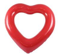 JINGYAN Anneaux de Natation Thickened Red Heart Shaped Swimming Circle for Women