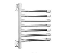 JINGYAN Anneaux Porte-Serviettes Bathroom Rotatable Towel Racks Storage Rack Punch-Free Organizer Wall Hanging Towel Holder Paper Holder Kitchen Bathroom Shelf(04)