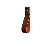JINGYAN Anneaux Porte-Serviettes Leather Towel Ring Clothes Hanger Bath Towel Scarf Hanger Modern Simplicity Bathroom Bedroom Home Decoration Household Items(Red)